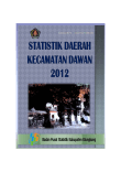 Statistik Daerah Kecamatan Dawan 2012