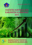 Statistik Hortikultura Kabupaten Klungkung 2013